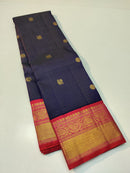 Traditional Vairaoosi Pattern Handloom Korvai Kanchipuram Silk Saree