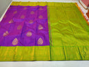 Purple Korvai Kanchipuram Silk Saree