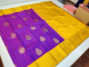 Purple Korvai Kanchipuram Silk Saree