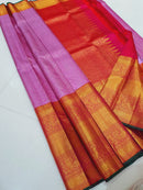 Korvai Long Border Kanchipuram Silk Sarees