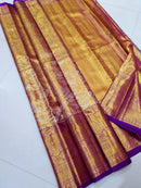 Golden Kanchipuram Silk Sarees Collection