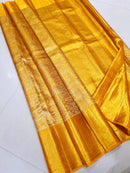 Golden Kanchipuram Silk Sarees Collection