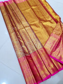 Golden Kanchipuram Silk Sarees Collection