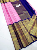 Long Border Korvai Bridal Kanchipuram Silk Sarees