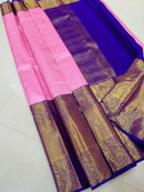 Long Border Korvai Bridal Kanchipuram Silk Sarees