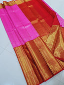 Long Border Korvai Bridal Kanchipuram Silk Sarees