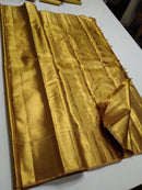 Bridal Tissue Golden Kanchipuram Silk Saree