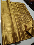 Bridal Tissue Golden Kanchipuram Silk Saree