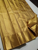 Bridal Tissue Golden Kanchipuram Silk Saree