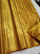 Bridal Tissue Golden Kanchipuram Silk Saree
