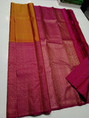 Half and Half Kanchipuram Silk Saree