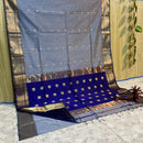 Maheshwari Silk Cotton Lotus Pallu Sarees