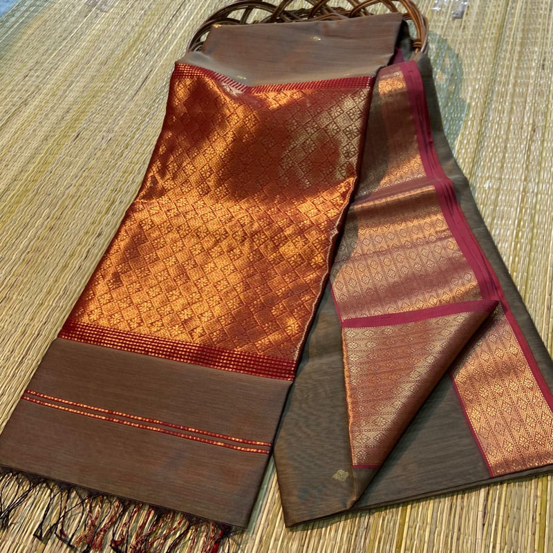 Maheshwari Silk Cotton Rich Pallu Sarees