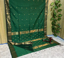 Maheshwari Silk Cotton Diya Butta Sarees