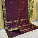 Maheshwari Silk Cotton Diya Butta Sarees