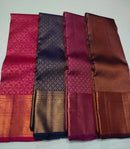 Catalogue - Kerala Bridal Kanchipuram Handloom Silk Sarees with Copper Zari