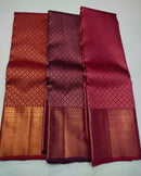 Catalogue - Kerala Bridal Kanchipuram Handloom Silk Sarees with Copper Zari