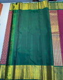 Pure Zari Maroon Bridal Kanchipuram Silk Saree
