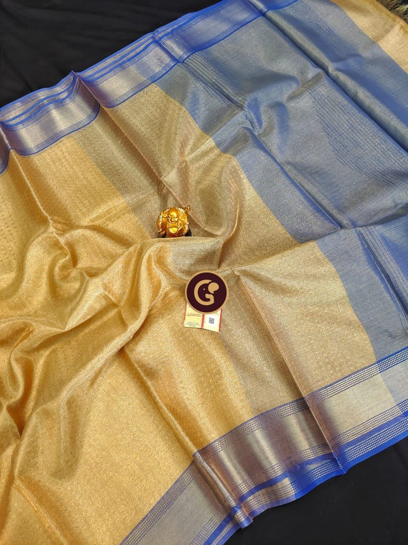 Gold Tissue Tussar Silk Saree