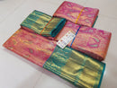 Pink Bridal Kanchipuram Silk Saree
