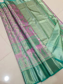 Unique Border Design Pure Bridal Kanchipuram Silk Sarees