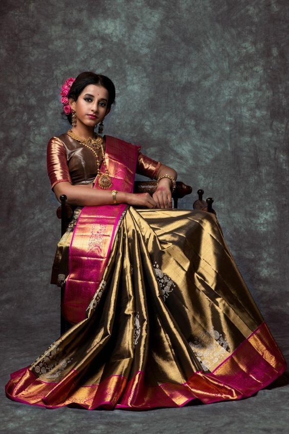 Vanaraja Design Bridal Kanchipuram Silk Saree