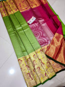 Bridal Kanchipuram Silk Sarees with Designer Border