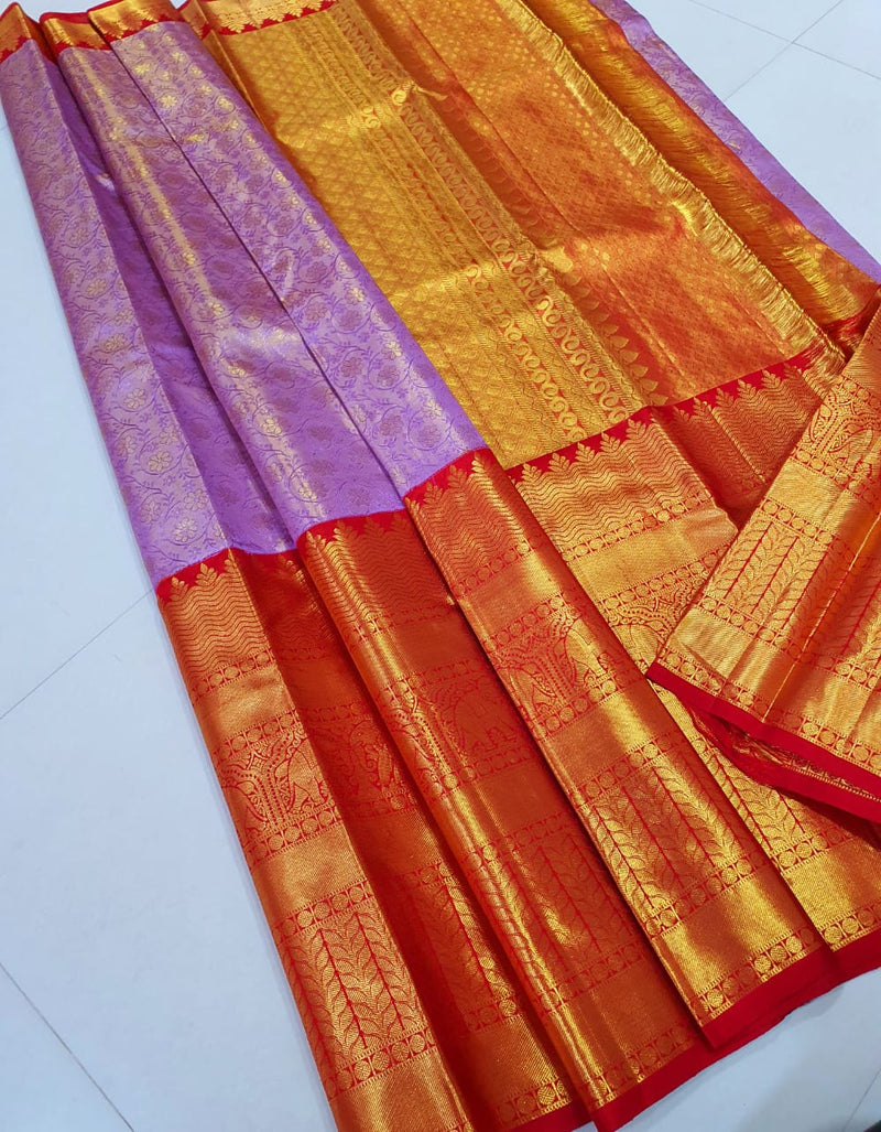 Long Border Bridal Kanchipuram Silk Sarees Collection