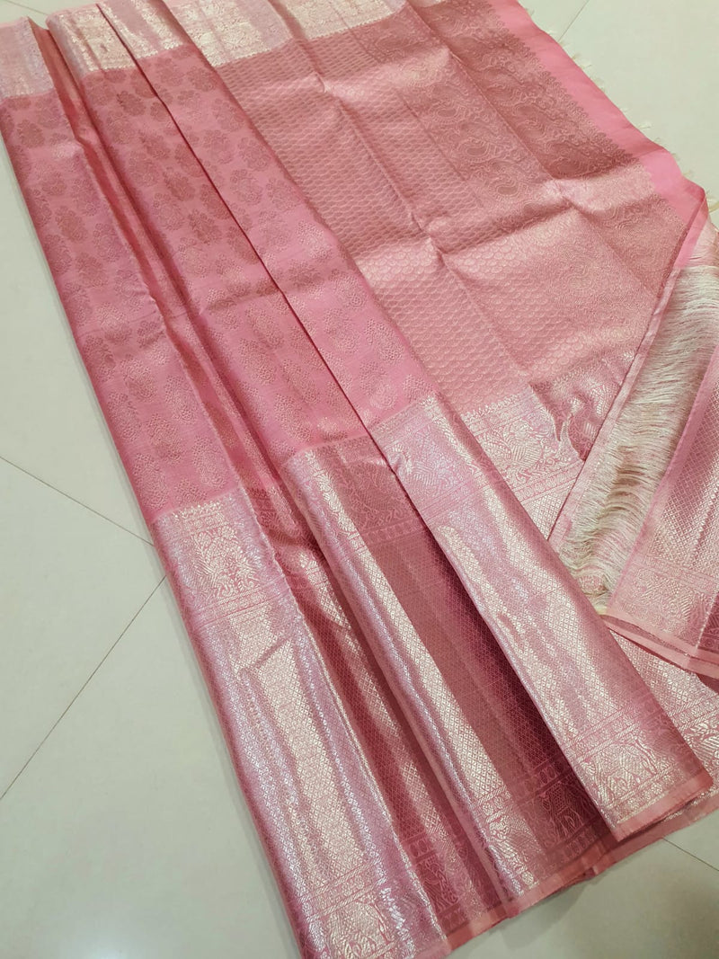 Long Border Tissue Kanchipuram Silk Sarees Collection