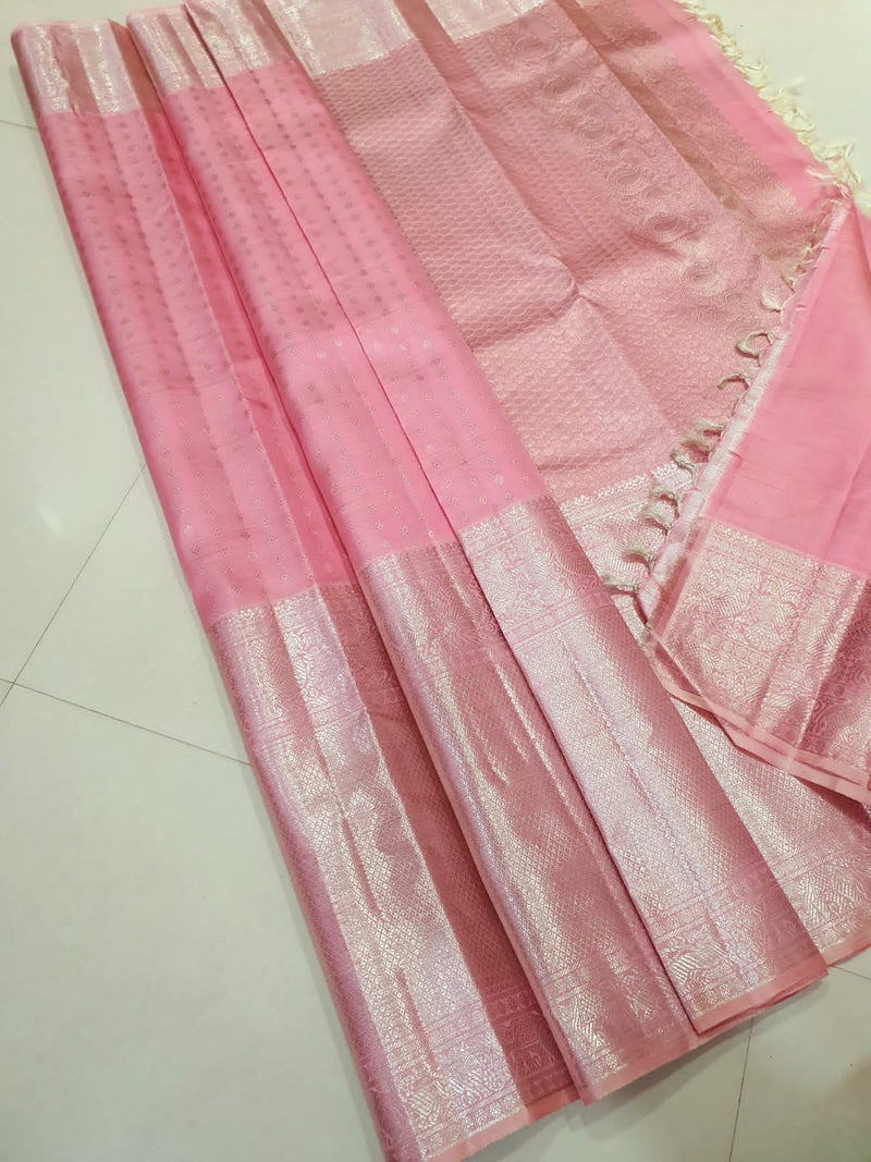 Long Border Tissue Kanchipuram Silk Sarees Collection