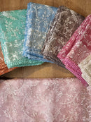 Catalogue - Organza Saree with Gara Embroidery Work & Crochet Lace