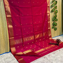 Maheshwari Silk Cotton Triangle Butta Sarees