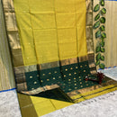 Maheshwari Silk Cotton Triangle Butta Sarees