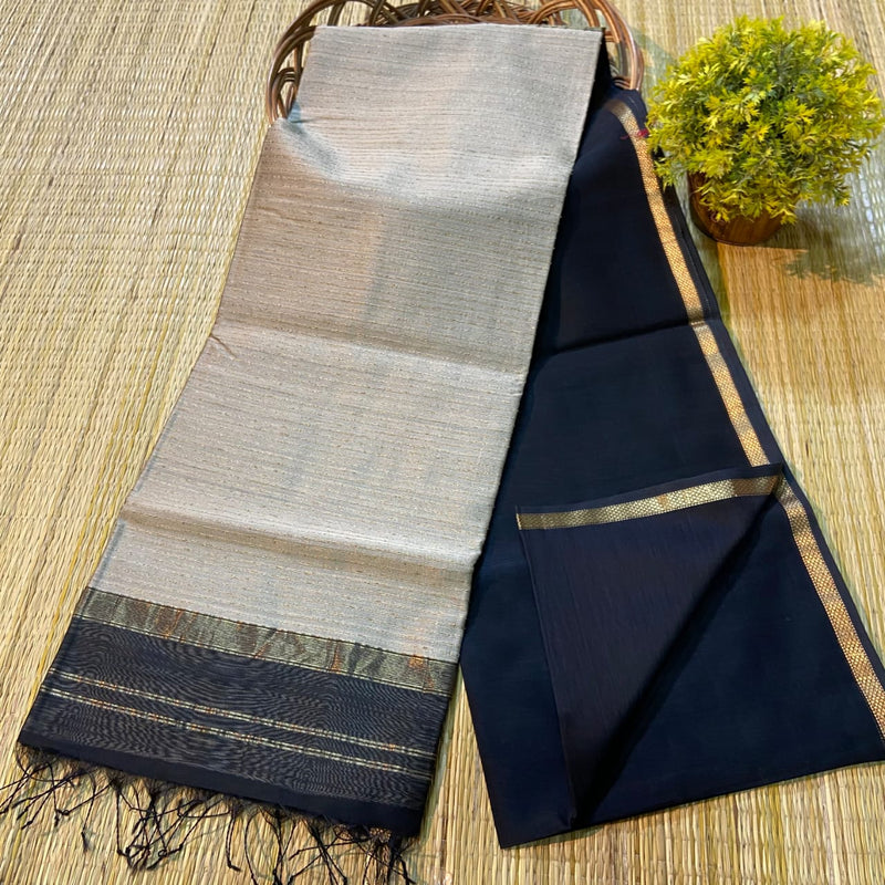 Maheshwari Silk Cotton Ghicha Pallu Sarees