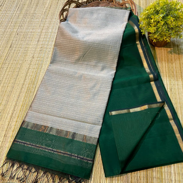 Maheshwari Silk Cotton Ghicha Pallu Sarees