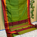 Maheshwari Silk Cotton Multi Color Border Sarees