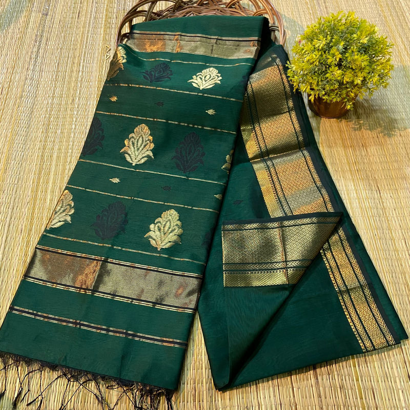 Maheshwari Silk Cotton Buta Buti Sarees