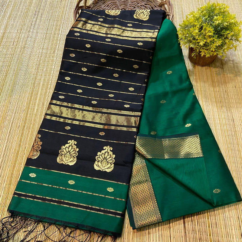 Maheshwari Silk Cotton Buta Buti Sarees