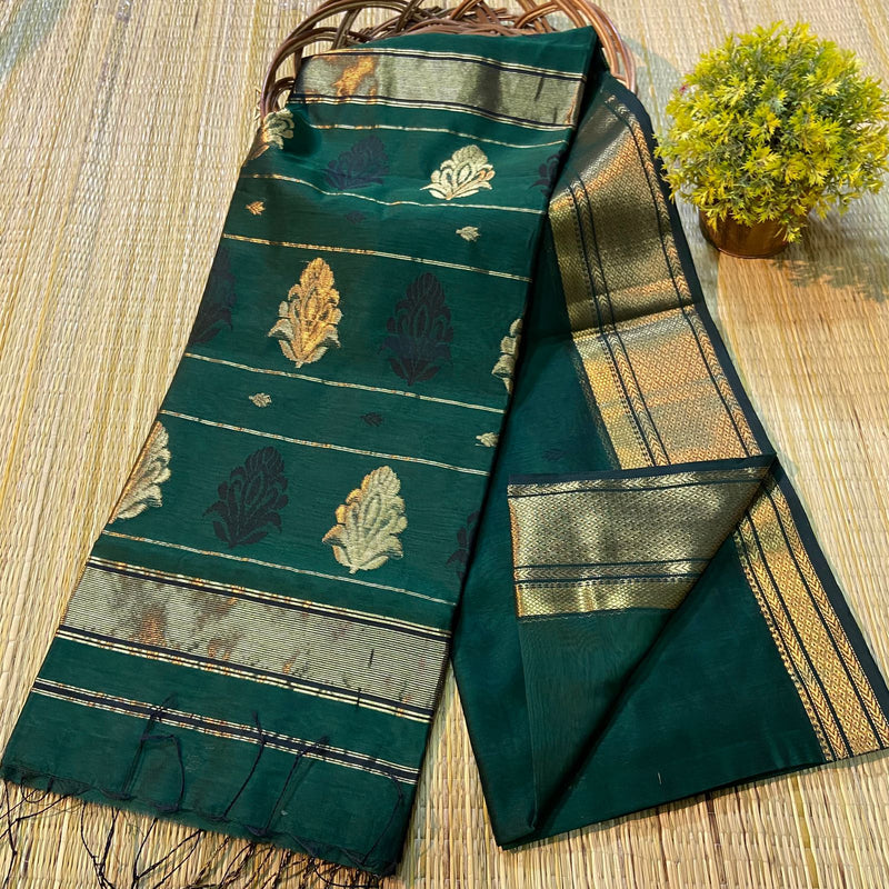 Maheshwari Silk Cotton Buta Buti Sarees