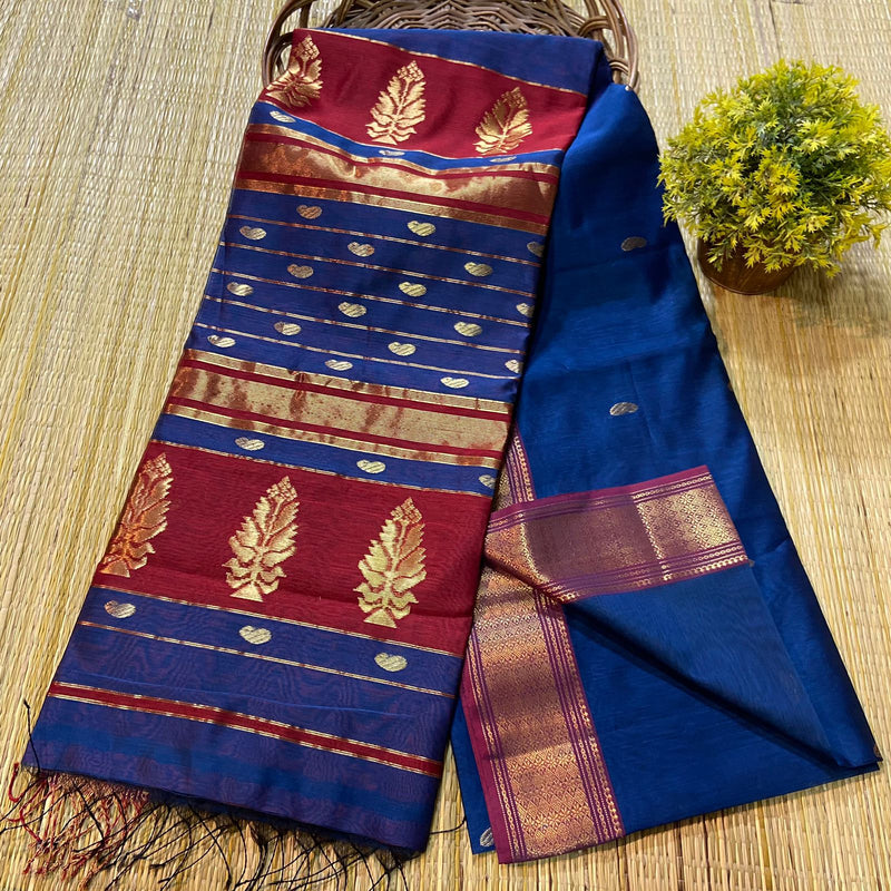 Maheshwari Silk Cotton Buta Buti Sarees