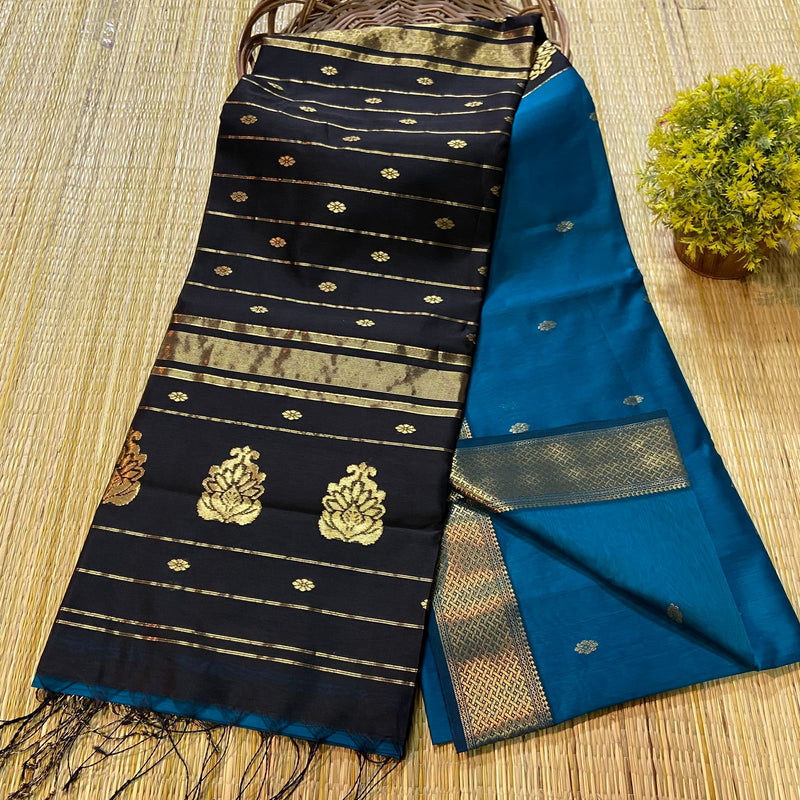 Maheshwari Silk Cotton Buta Buti Sarees