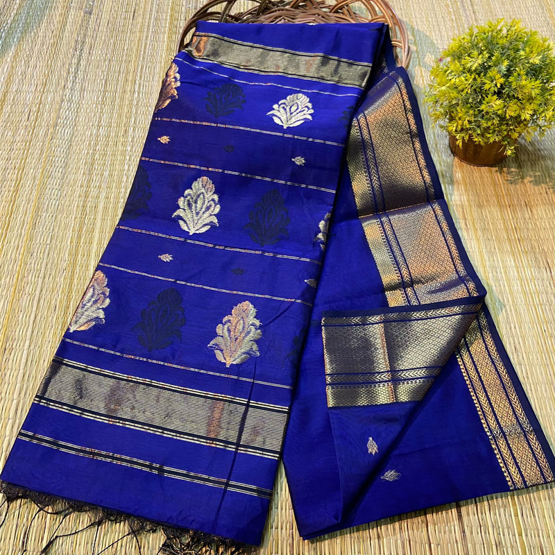 Maheshwari Silk Cotton Buta Buti Sarees