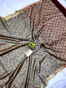 Pure Tussar Silk All Over Jala with Heavy Pallu