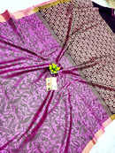 Pure Tussar Silk All Over Jala with Heavy Pallu