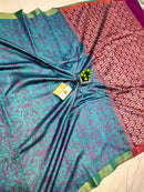 Pure Tussar Silk All Over Jala with Heavy Pallu