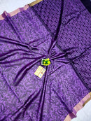 Pure Tussar Silk All Over Jala with Heavy Pallu