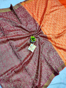 Pure Tussar Silk All Over Jala with Heavy Pallu