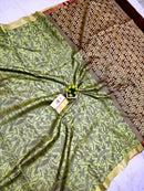 Pure Tussar Silk All Over Jala with Heavy Pallu