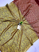 Pure Tussar Silk All Over Jala with Heavy Pallu
