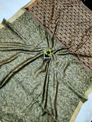 Pure Tussar Silk All Over Jala with Heavy Pallu